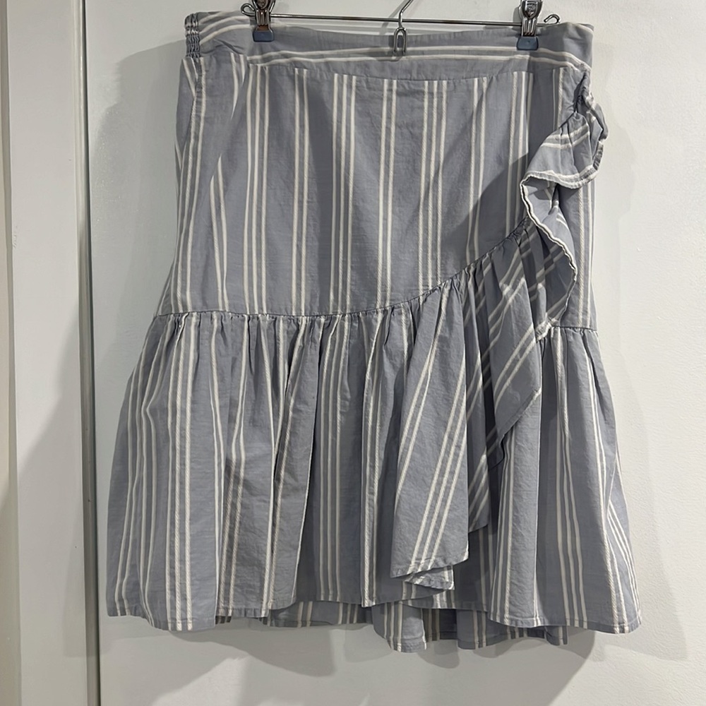 A New Day Blue and White Skirt